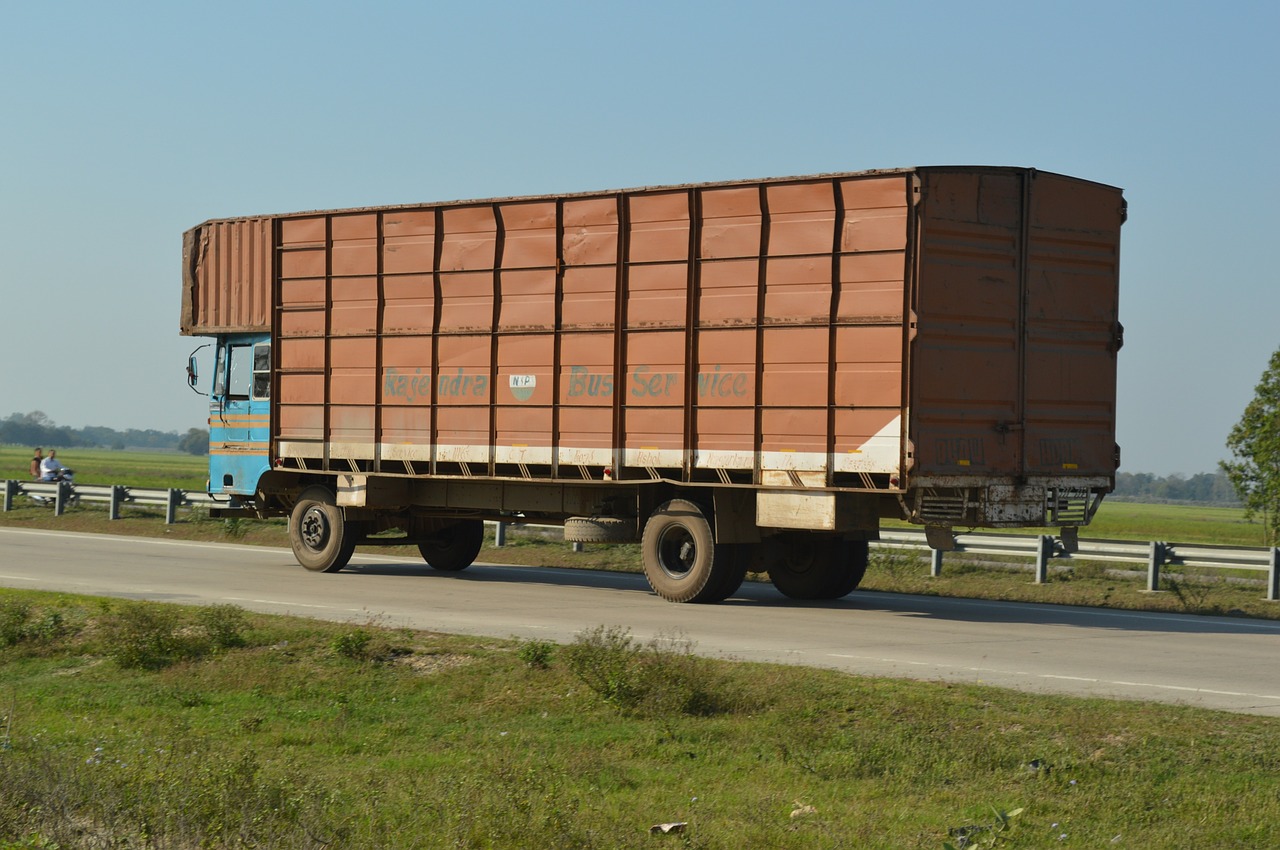 truck lorry container free photo