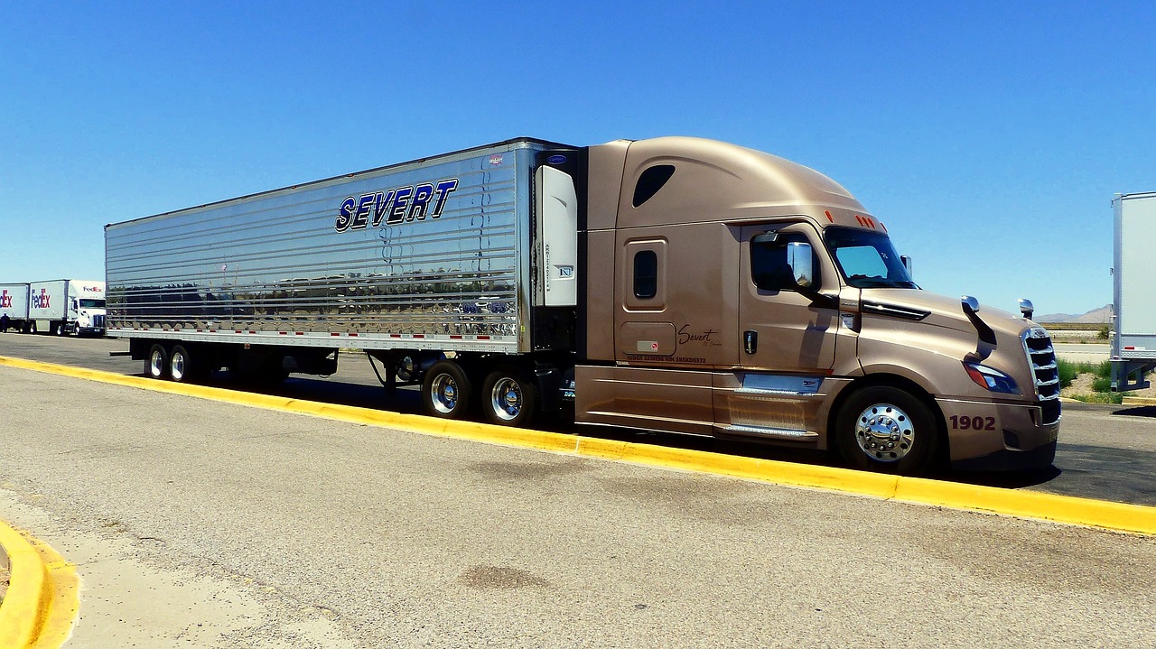 truck  transport  american free photo