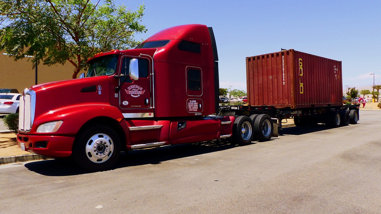 truck  american  transport free photo