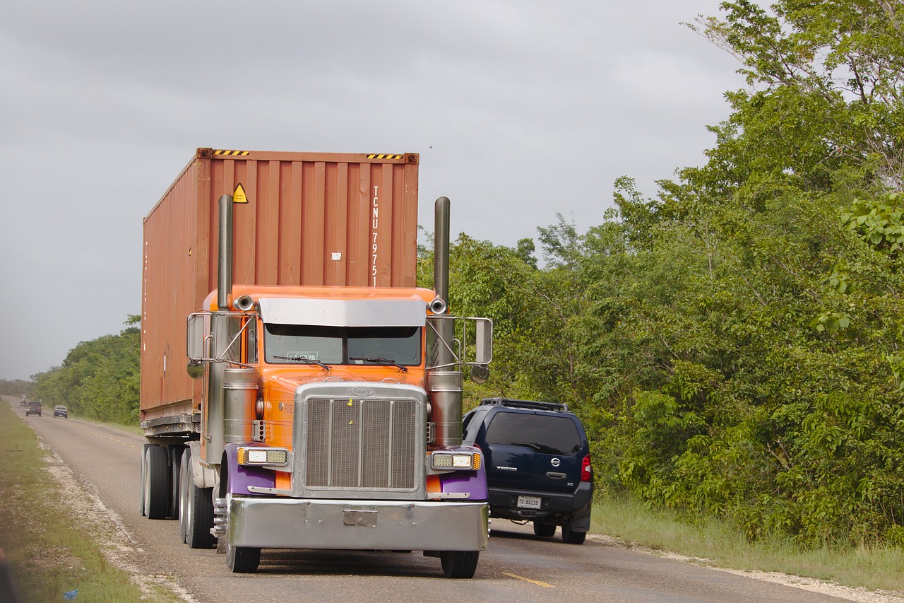 truck  semi  tractor free photo