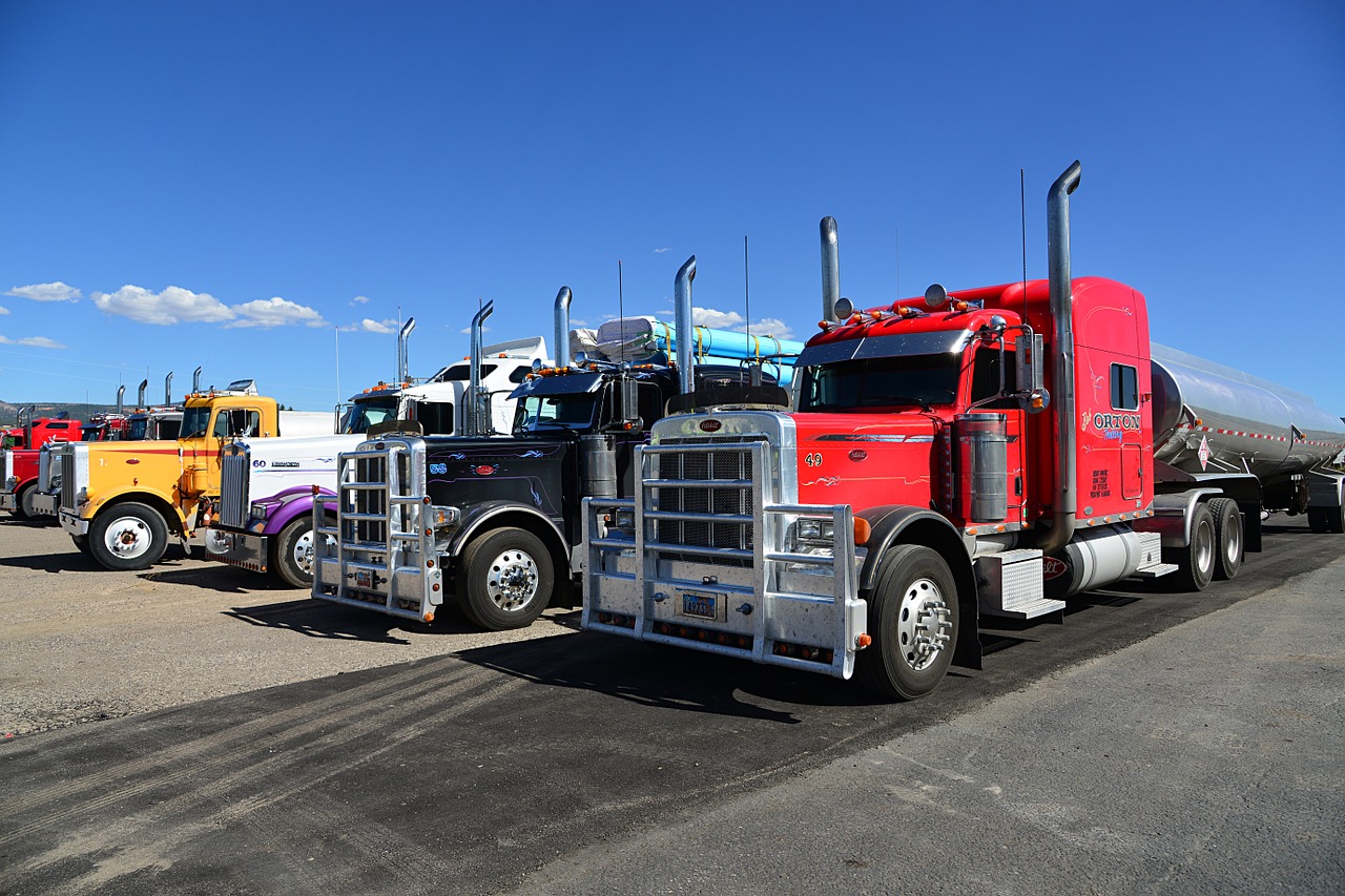 truck semi trailers usa free photo