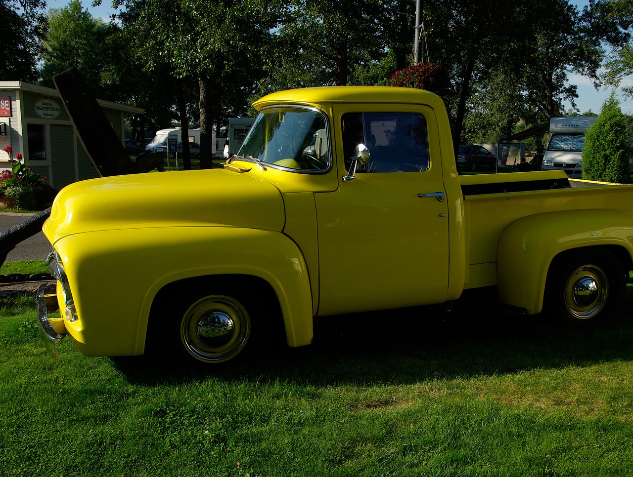 truck ford old vehicle free photo