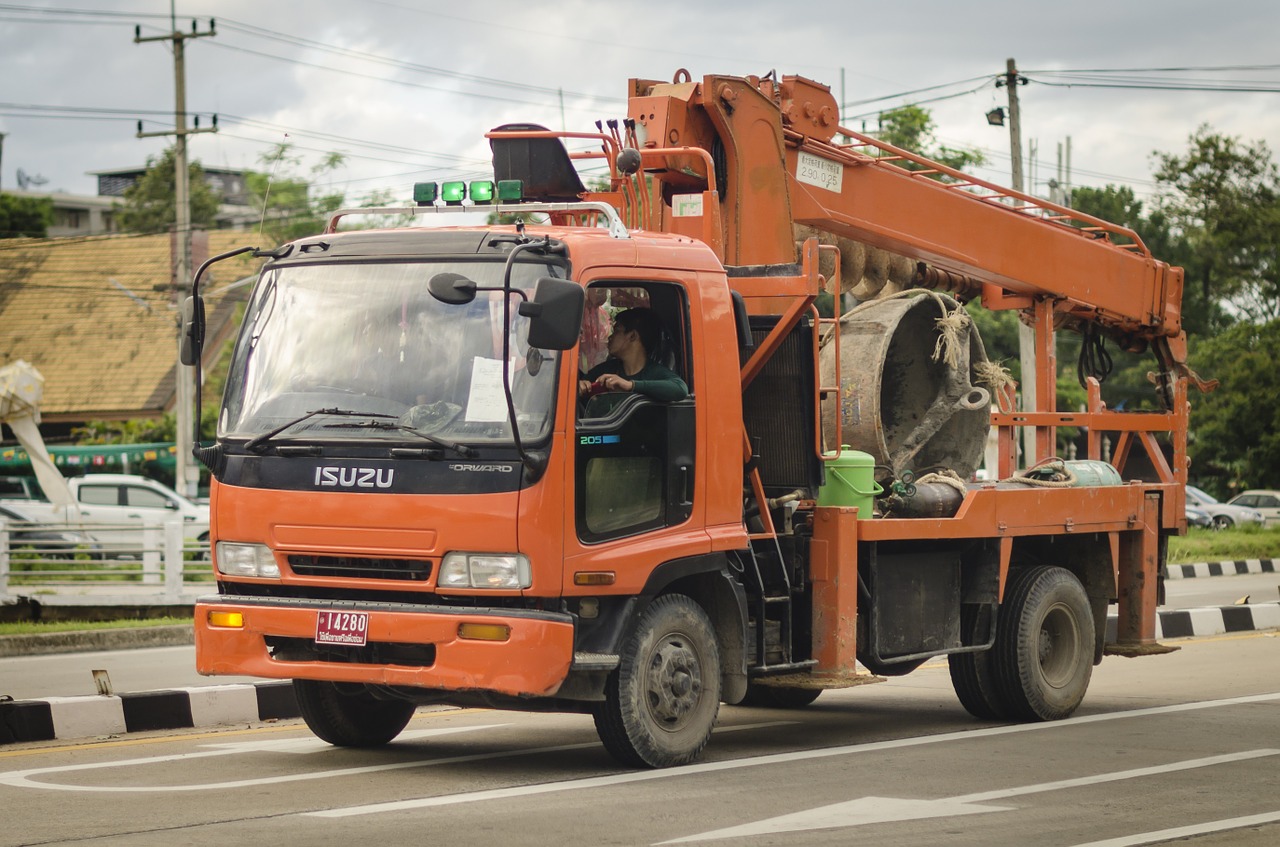 truck service transportation free photo