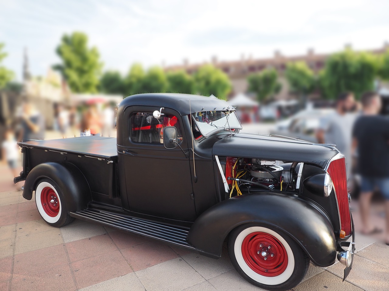 truck old antique car fair cars free photo