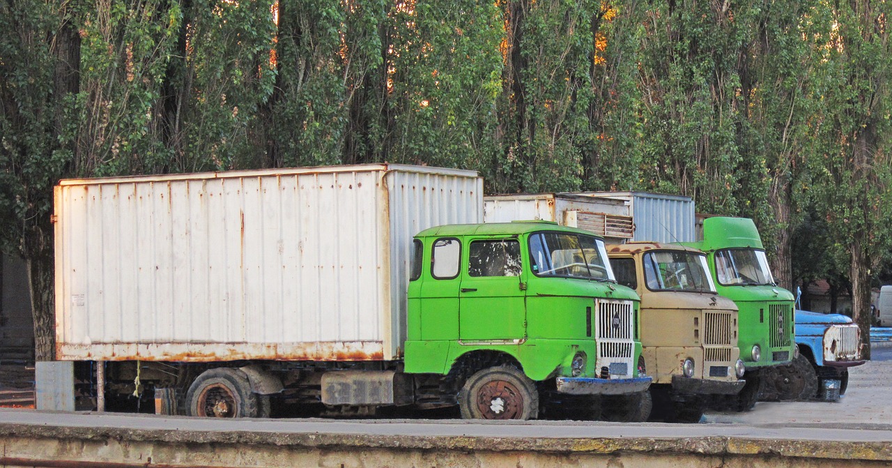 trucks  old  old trucks free photo