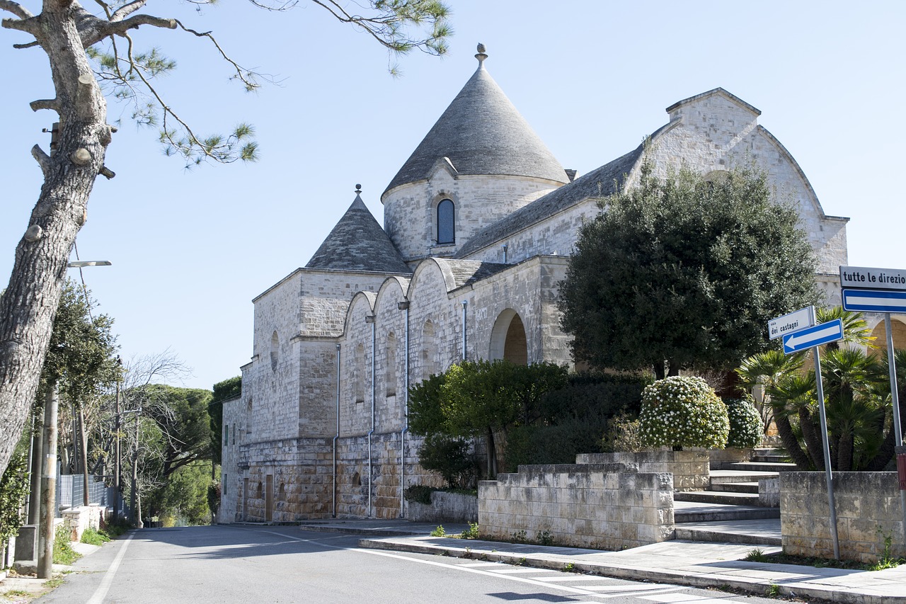 trulli  church  puglia free photo