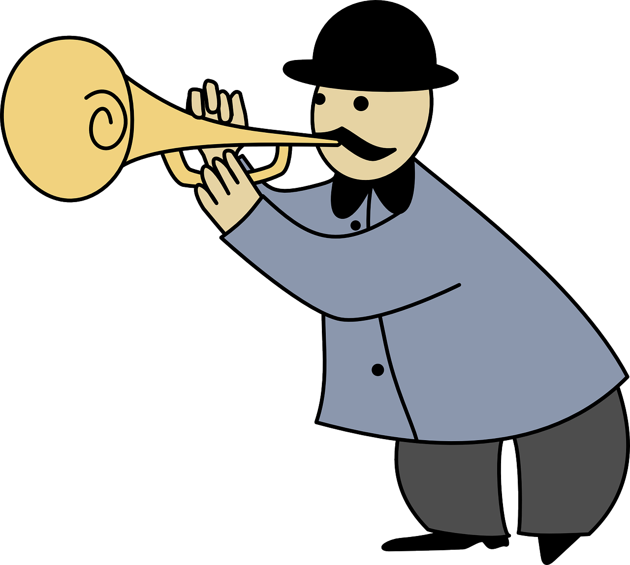 trumpet band bandsman free photo