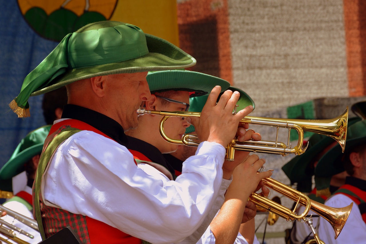 trumpet music band free photo