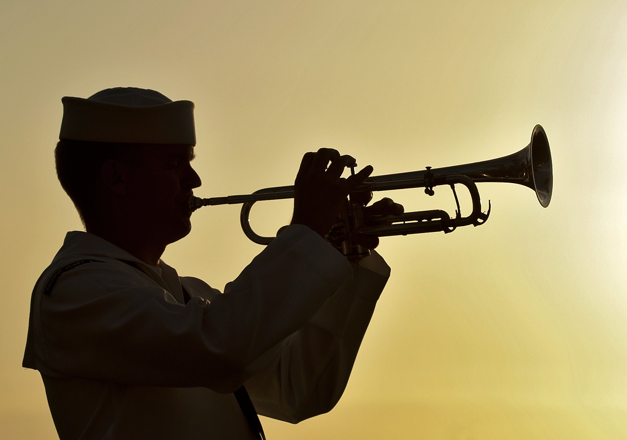trumpeter sailor military free photo