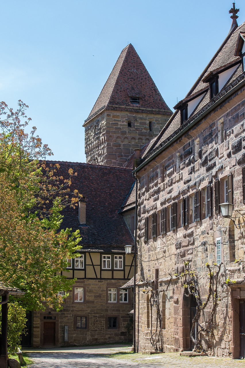 truss architecture monastery free photo