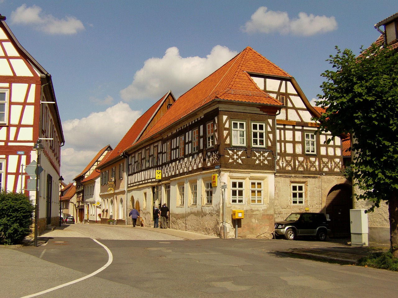 truss fachwerkhaus building free photo