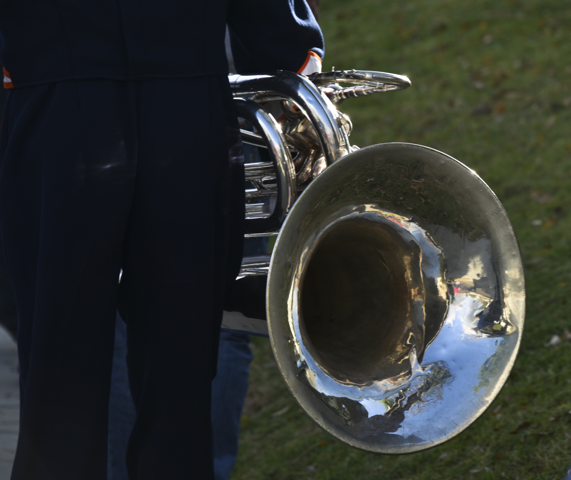 tuba band player free photo