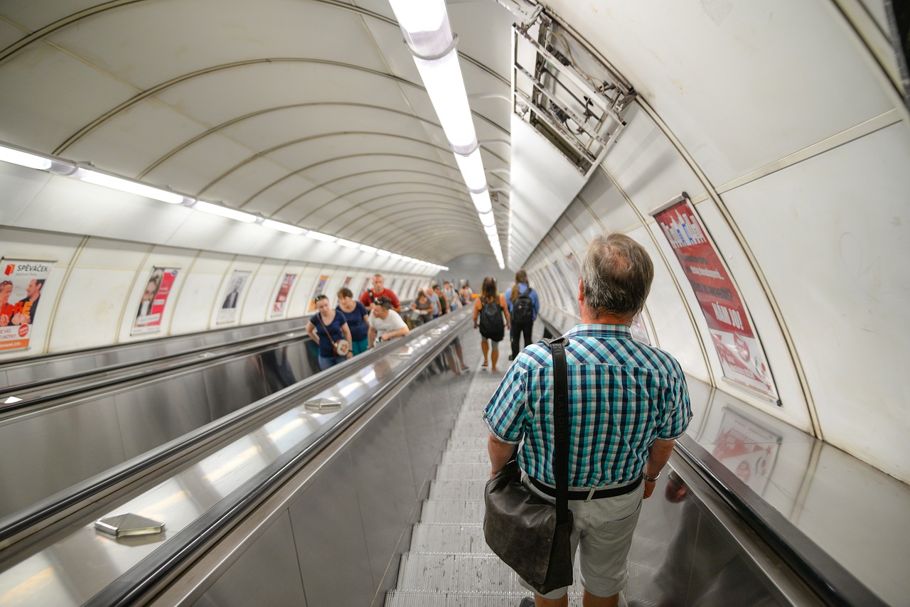 tube  subway  escalator free photo