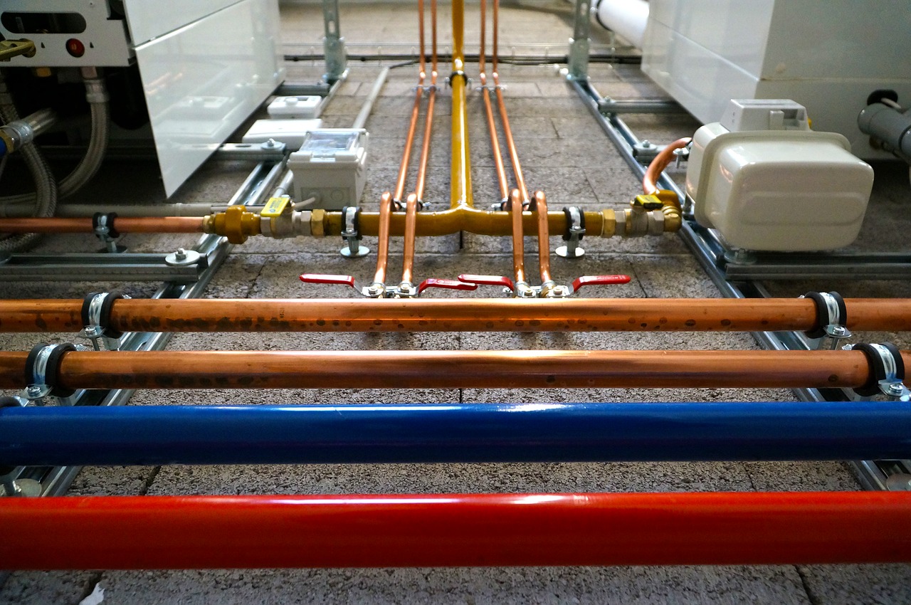 tubing plumbing heating free photo