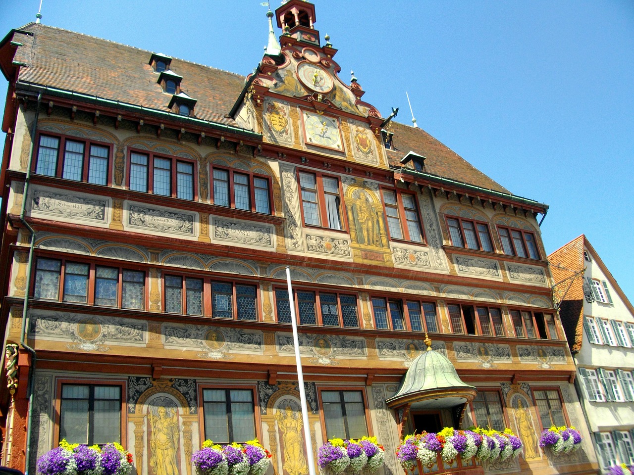 tübingen germany town hall free photo