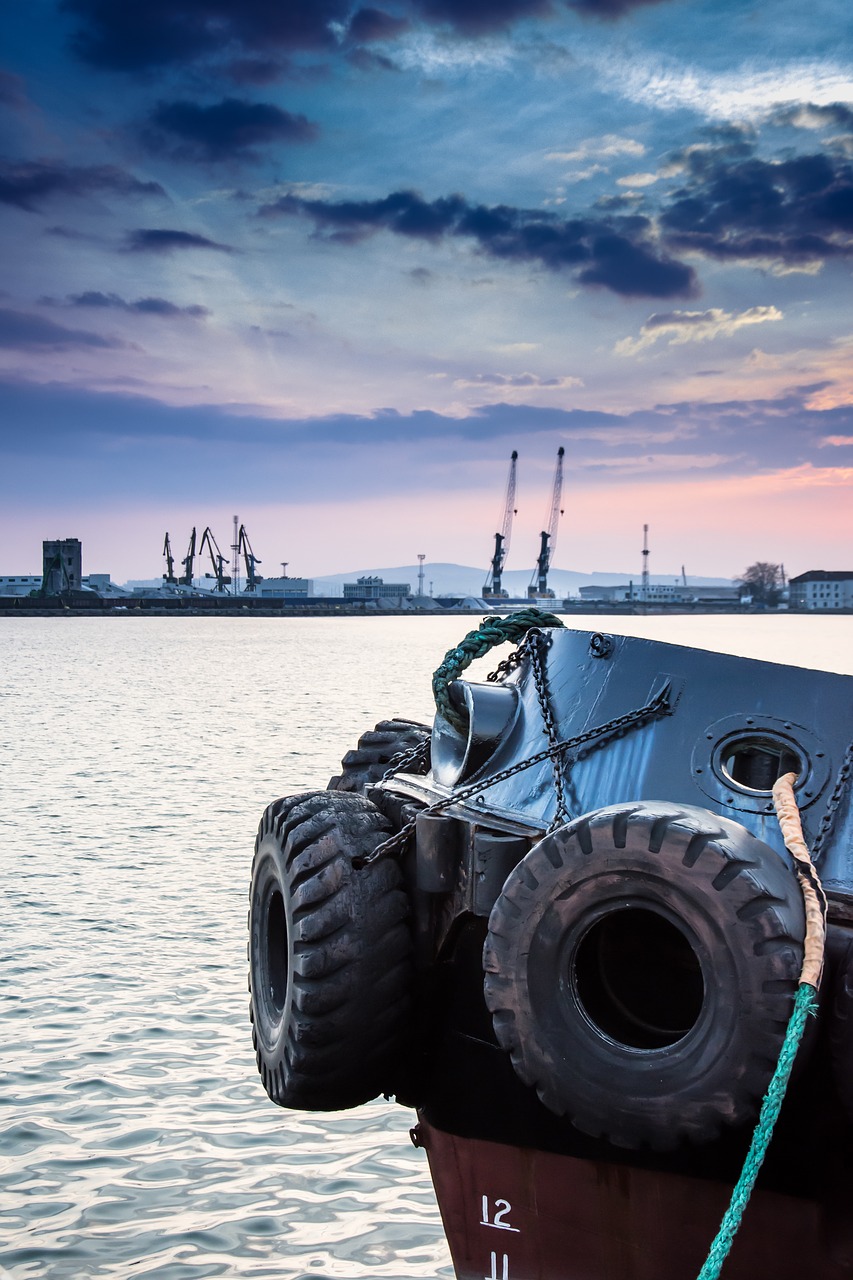 tug boat port towage free photo