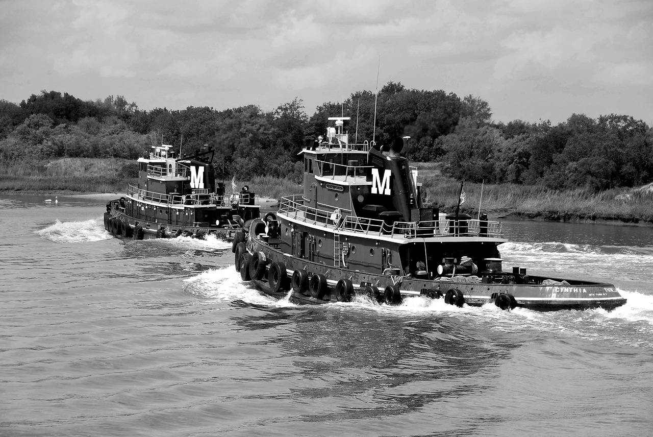 tug boats  savannah  georgia free photo