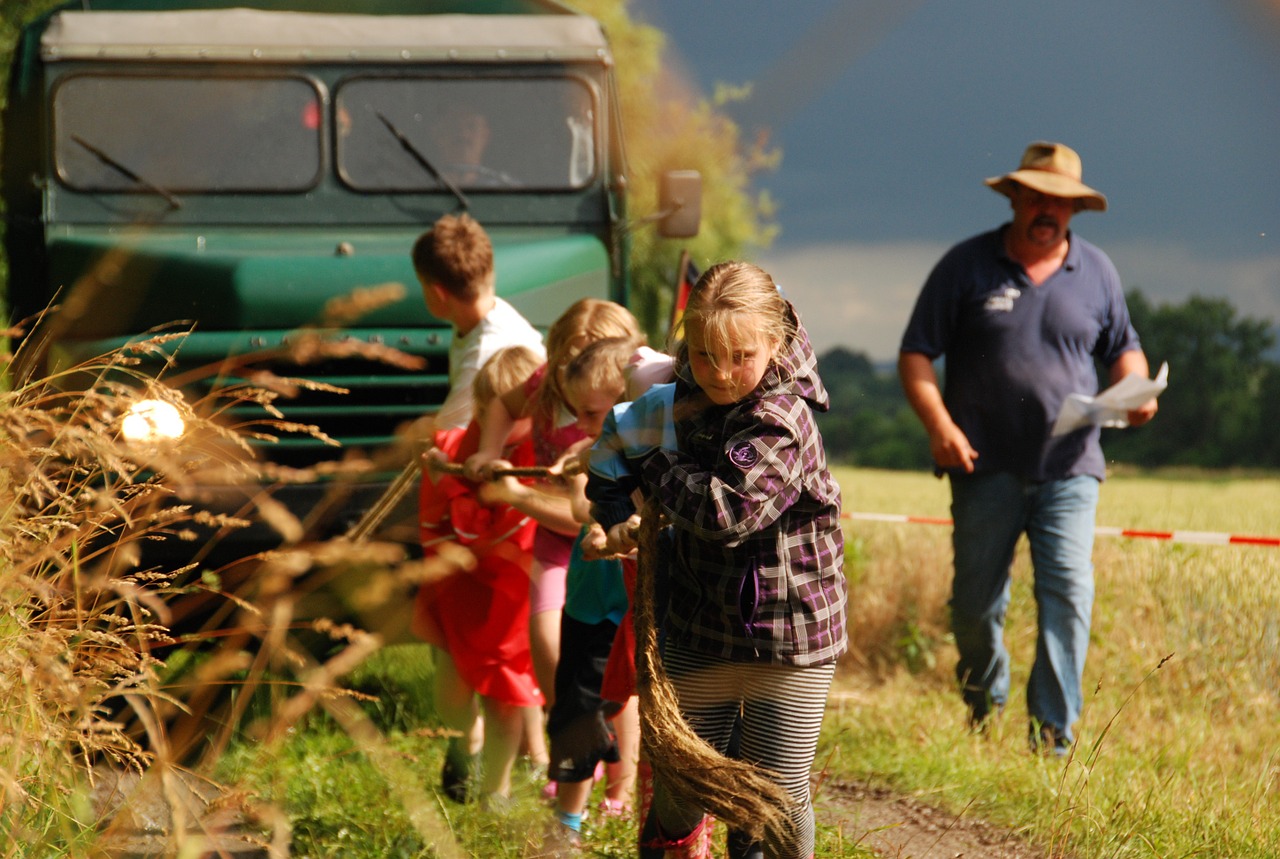 tug of war sommerfest hanomag free photo