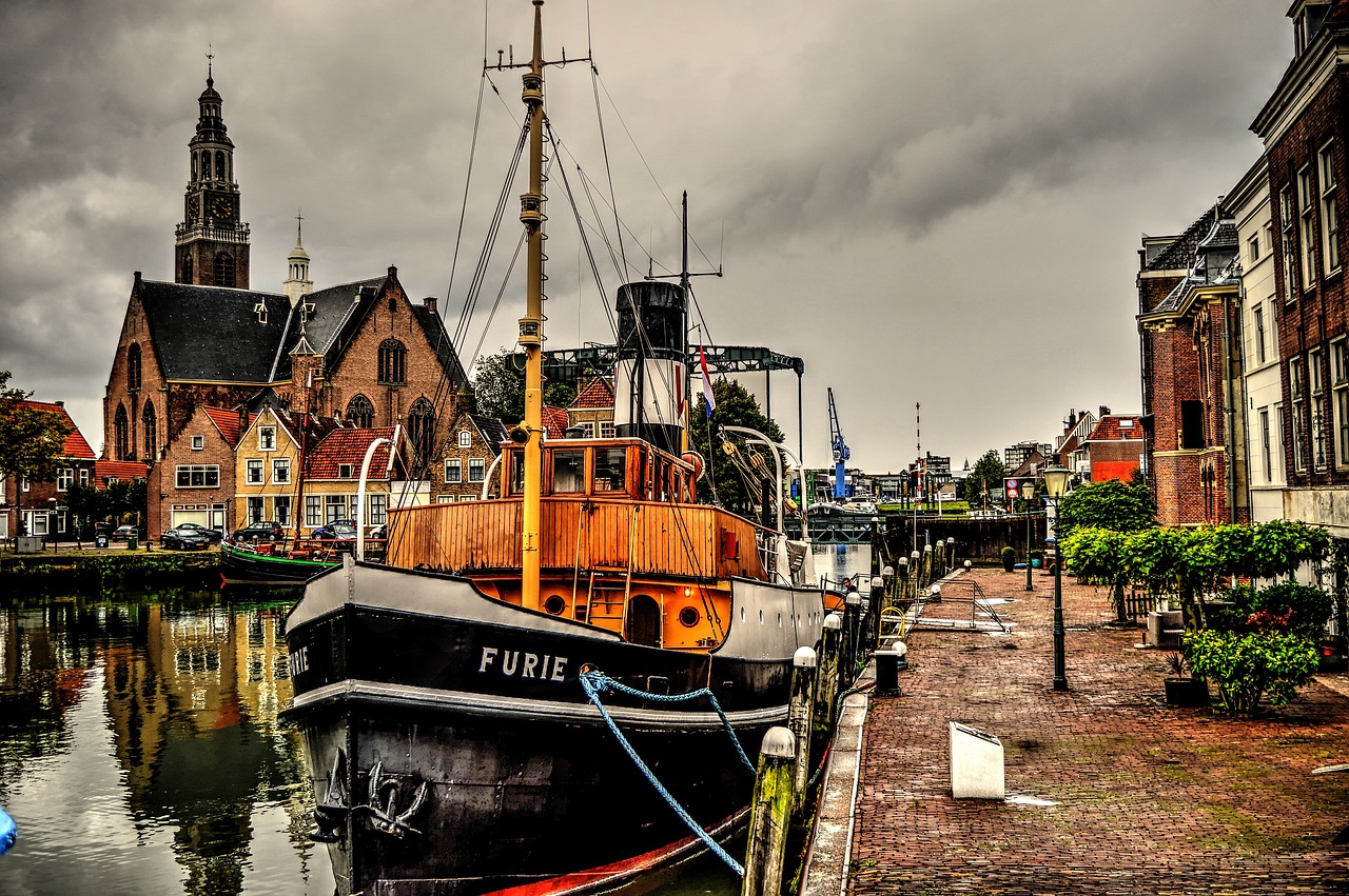 tugboat boat maassluis free photo