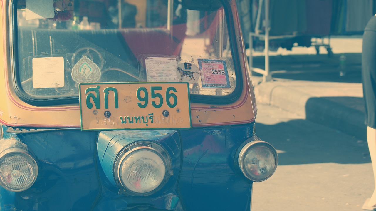 tuk tuk thailand taxi free photo