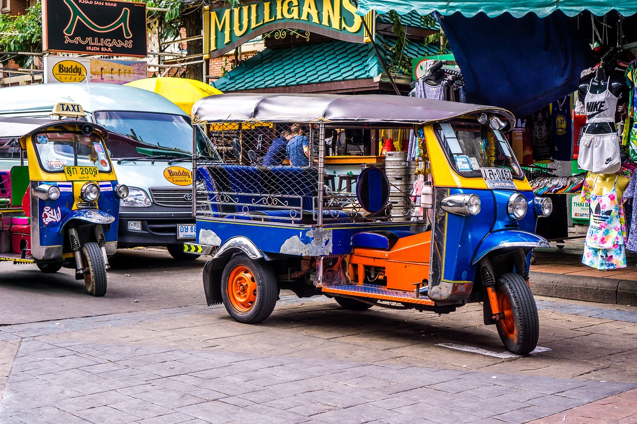 tuktuk thailand motorcycle free photo