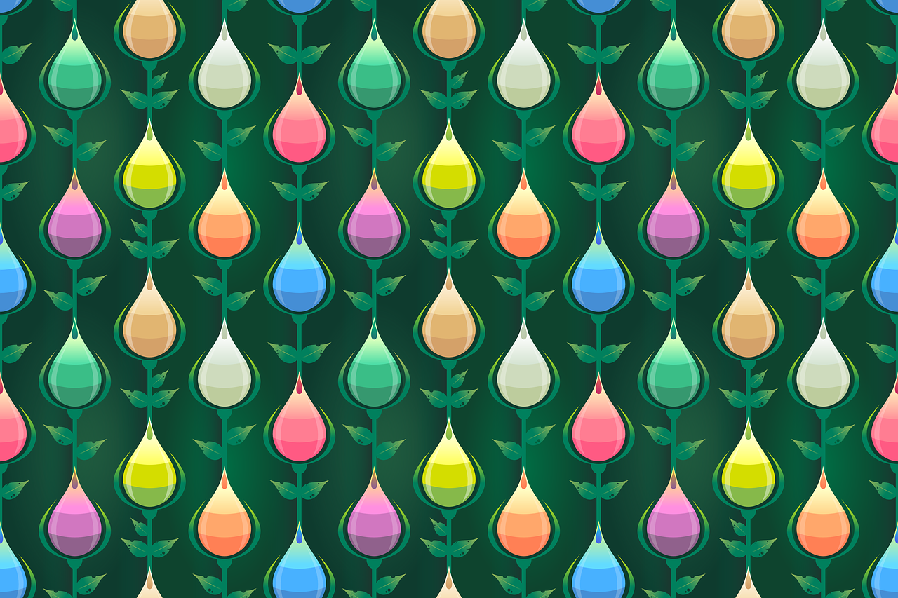 tulips seamless pattern background free photo