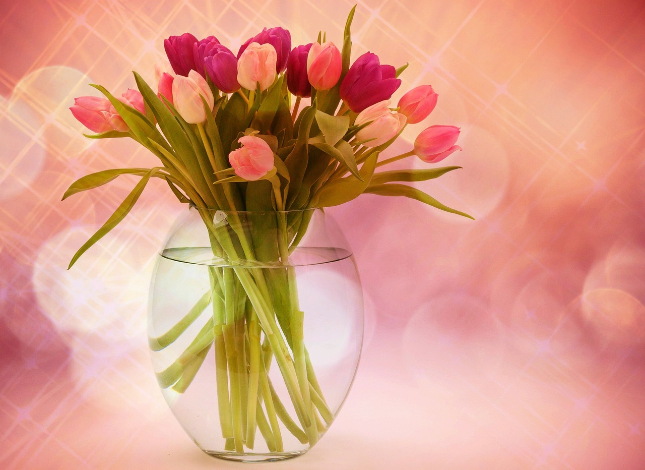 tulips tulip bouquet flowers free photo