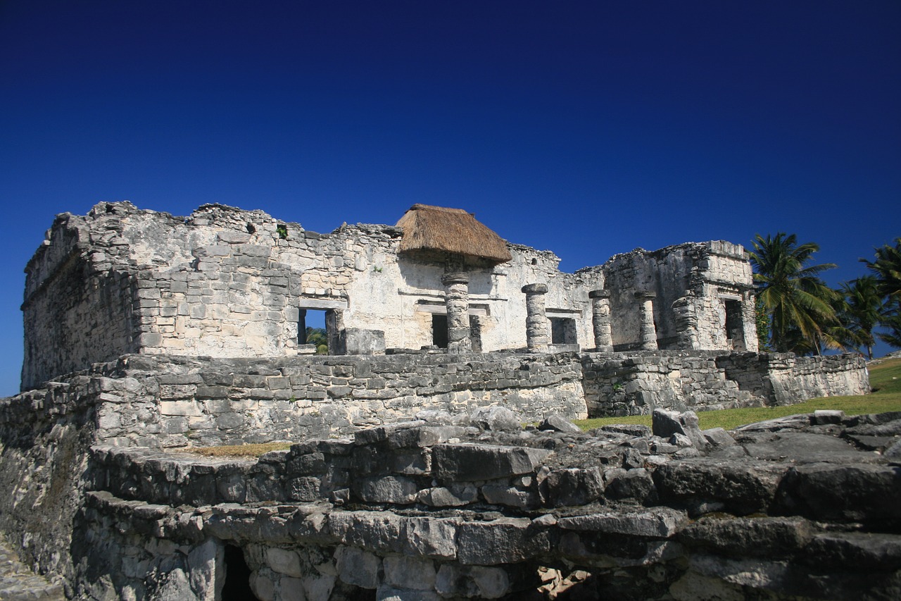 tulum ruins maya free photo