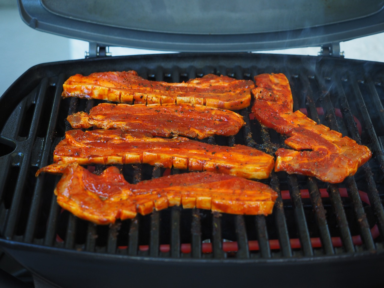 tuna belly barbecue grill free photo