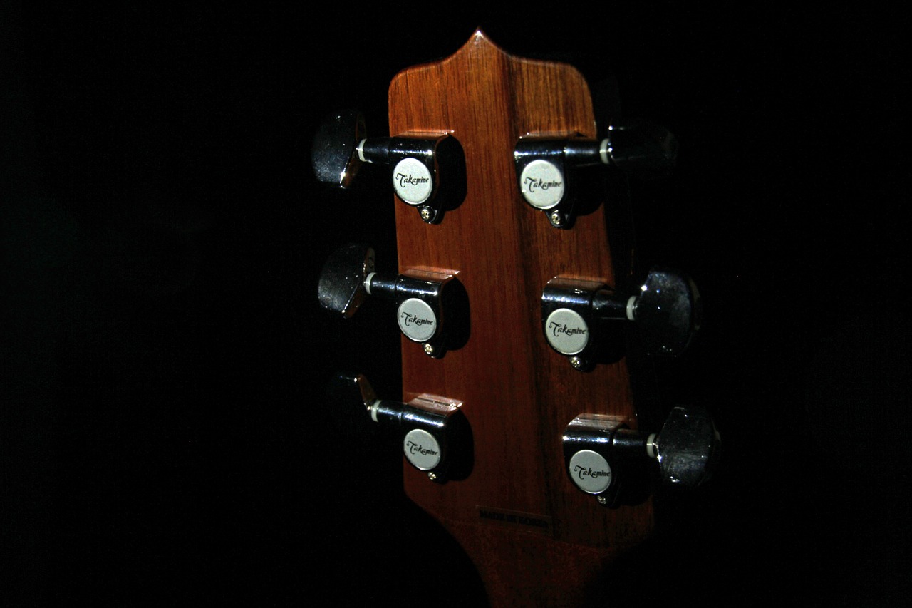 tuners guitar head stock free photo
