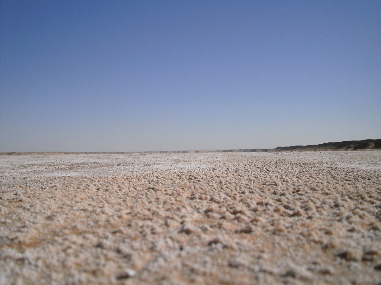 tunisia salt flats desert free photo