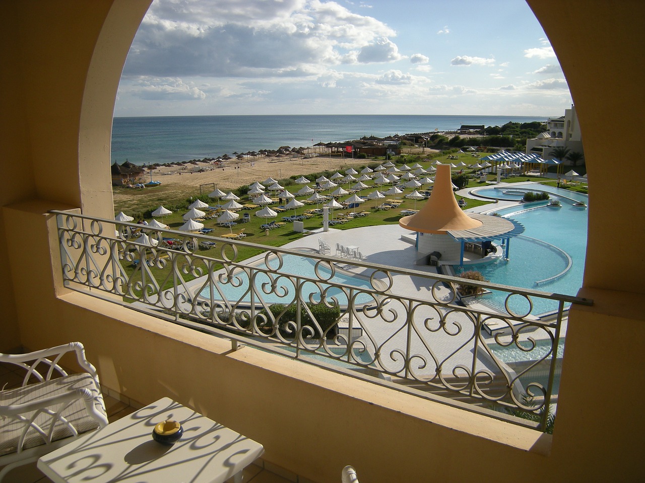 tunisia atlas royal hotel beach free photo