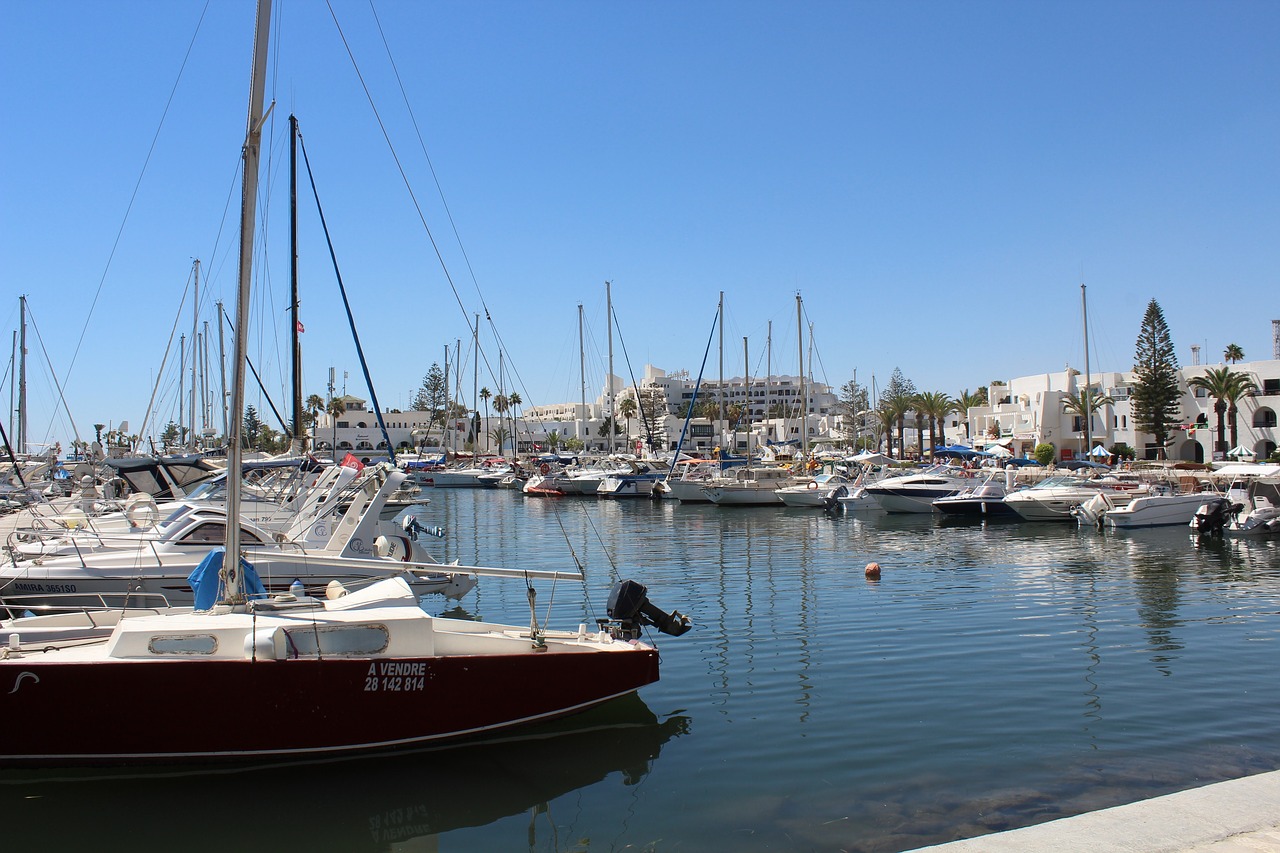 tunisia port ship free photo