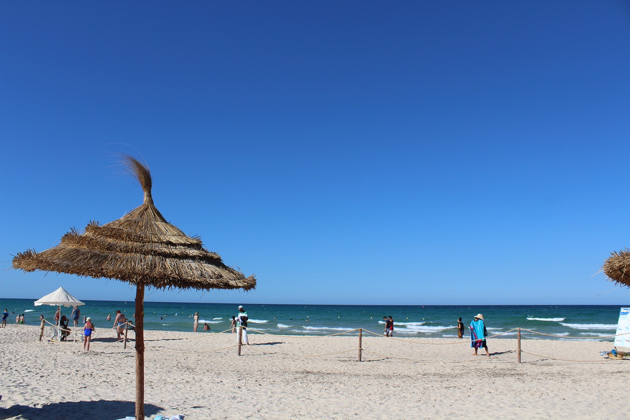 tunisia beach sand free photo