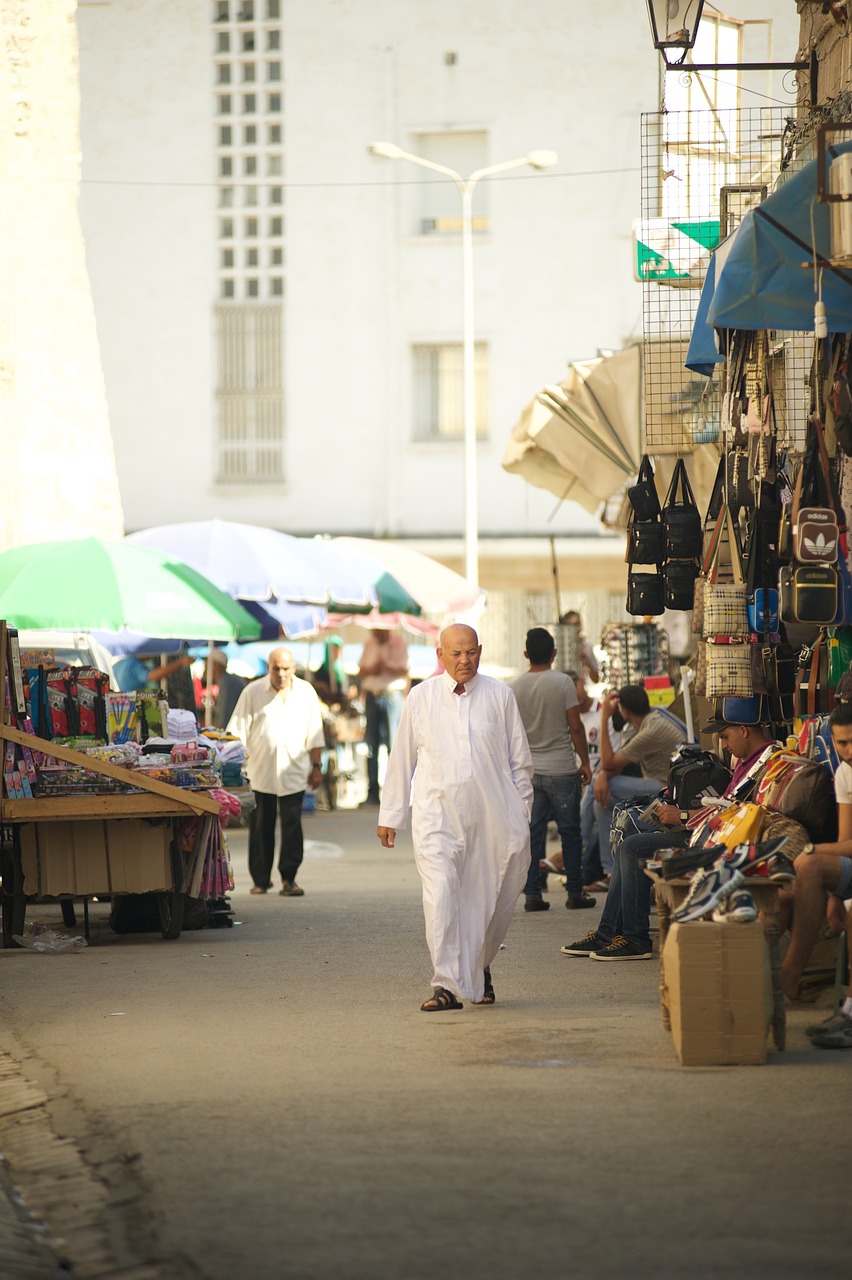 tunisia  market  man free photo