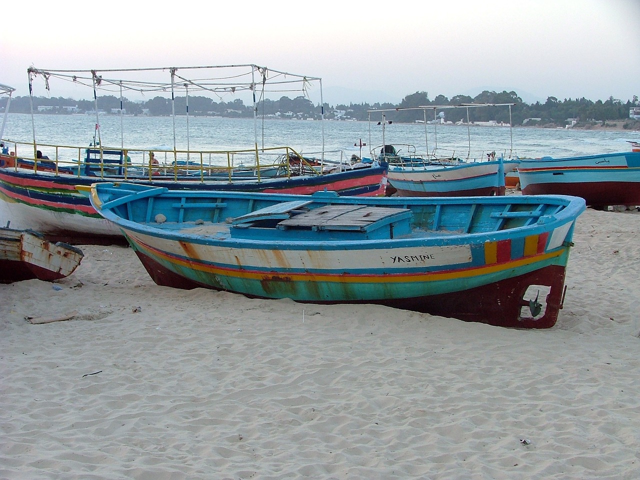 tunisia fisherman sea free photo