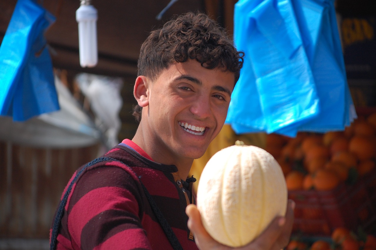tunisia melon boy free photo