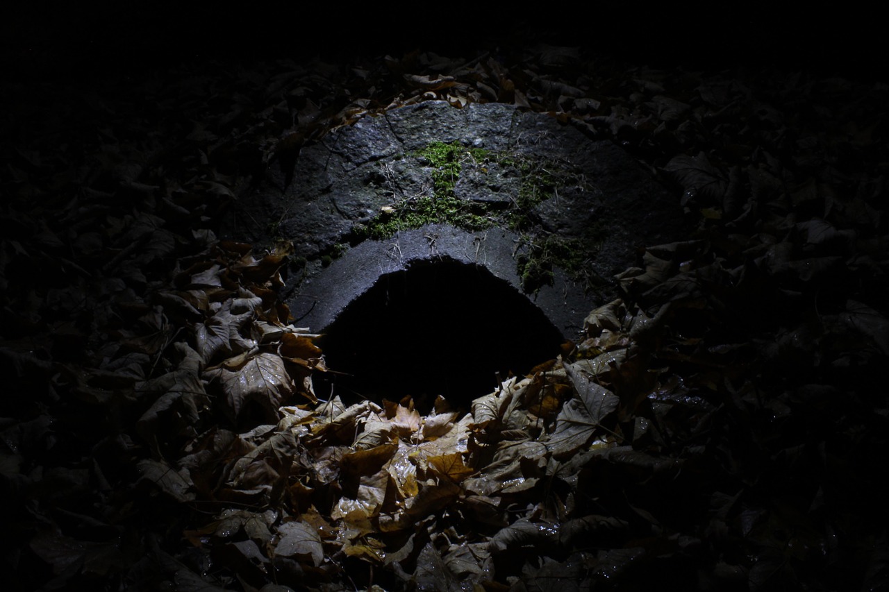 tunnel dark creepy free photo