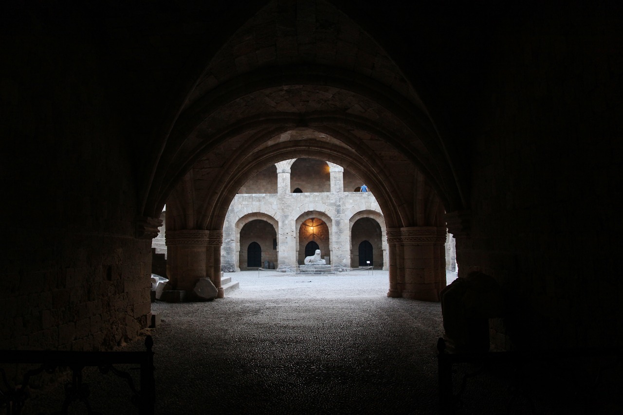 tunnel historical rhodes free photo