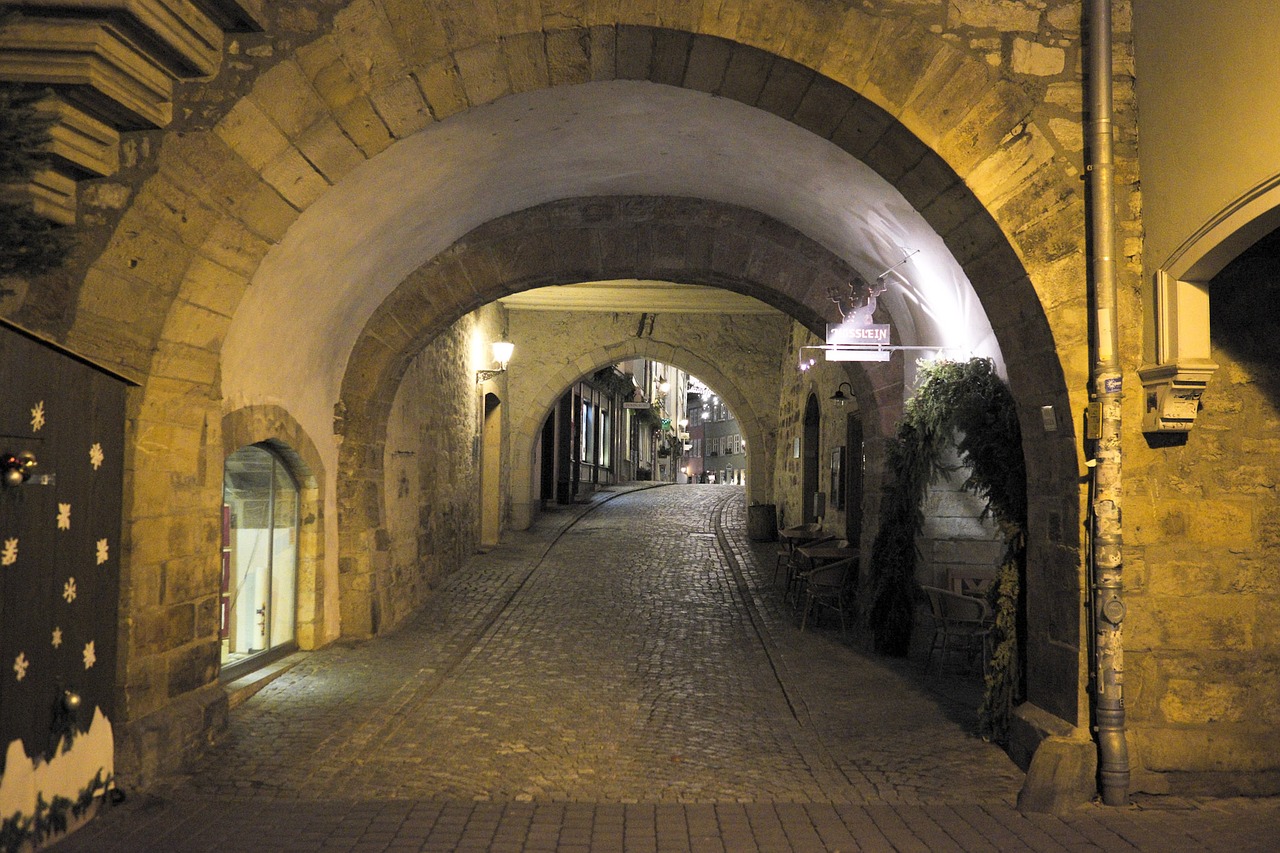 tunnel goal erfurt free photo