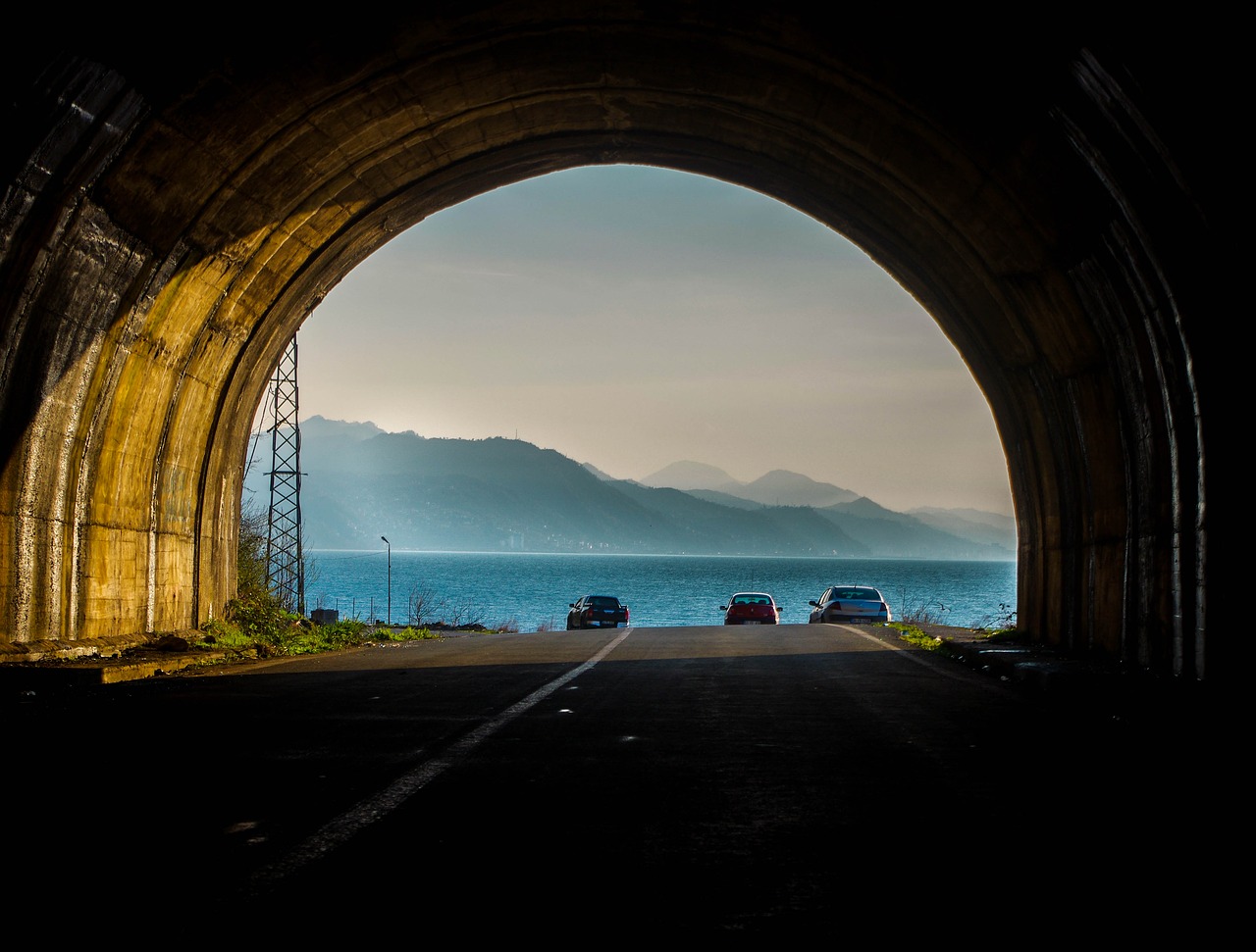 tunnel landscape cloud free photo