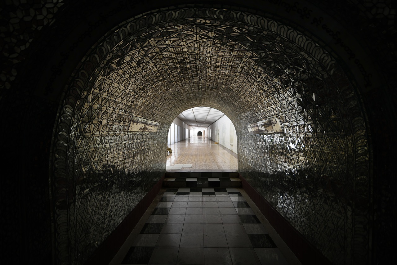 tunnel myanmar kaunghmutaw free photo