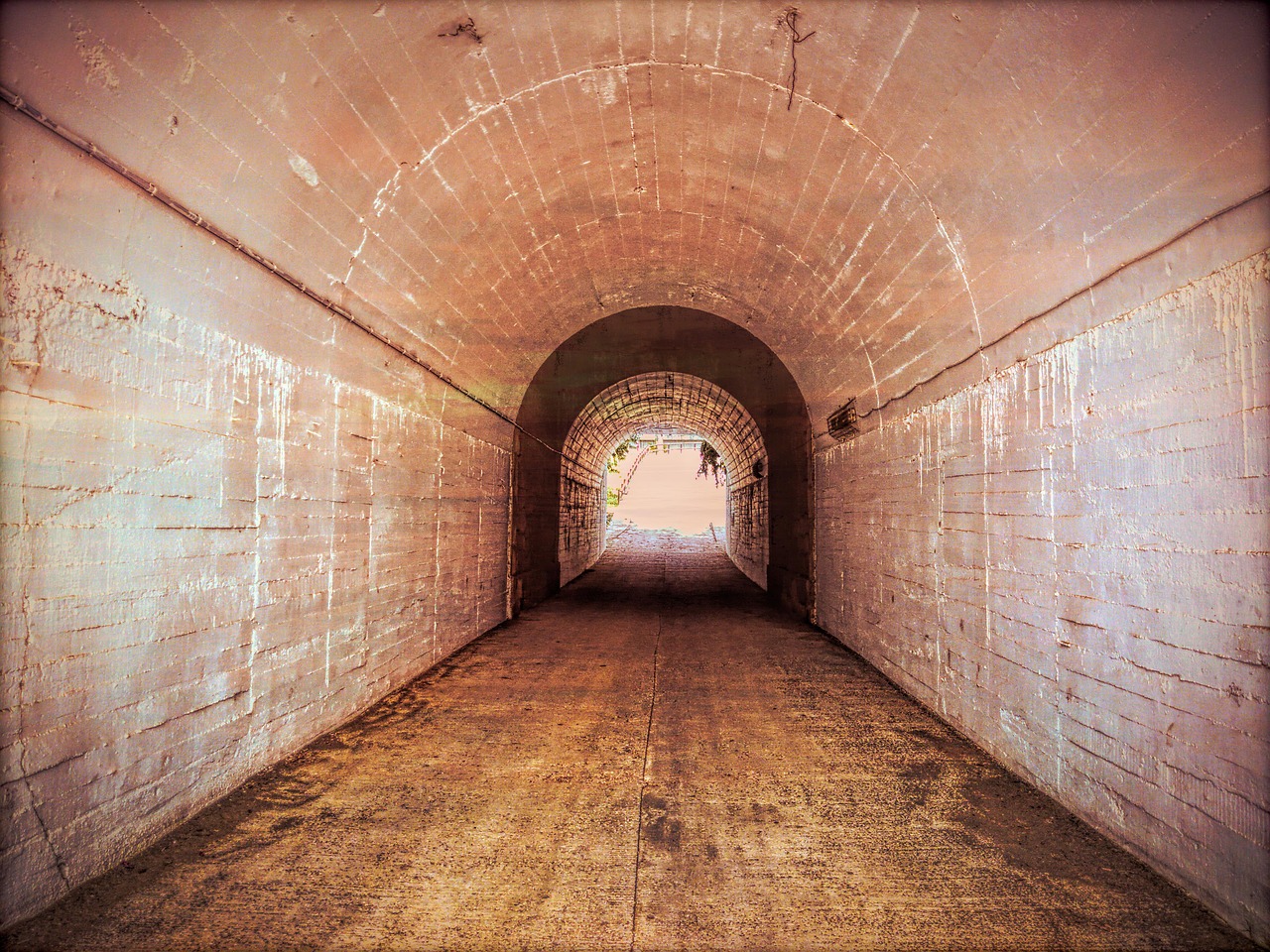 tunnel long dark free photo