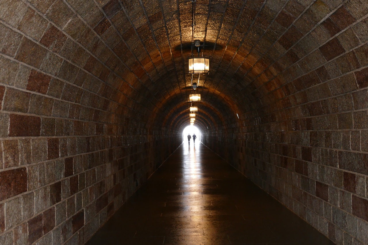 tunnel  architecture  wall free photo