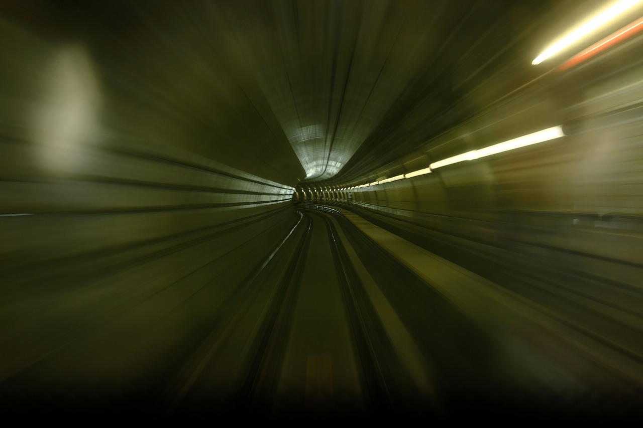 tunnel  background  zoom free photo