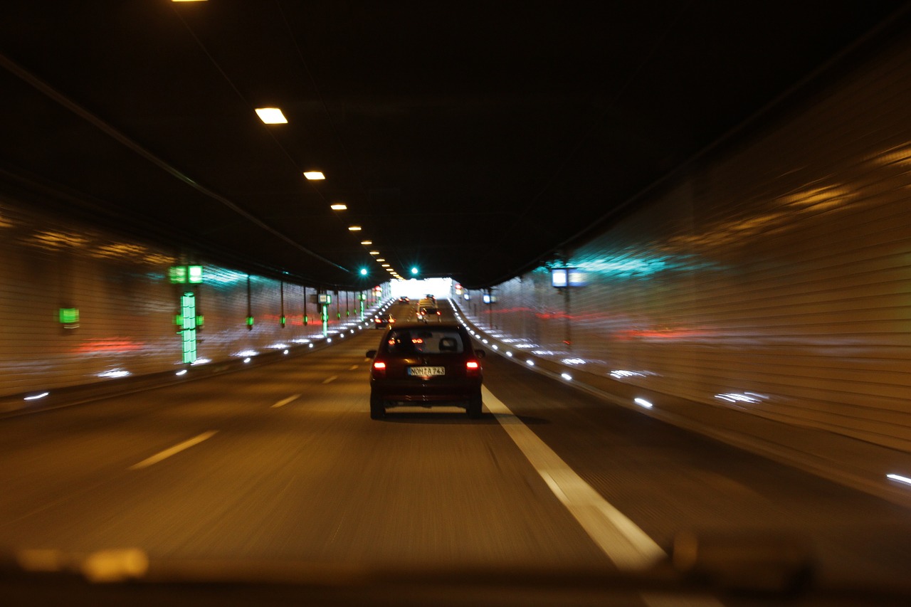 tunnel transit dark free photo