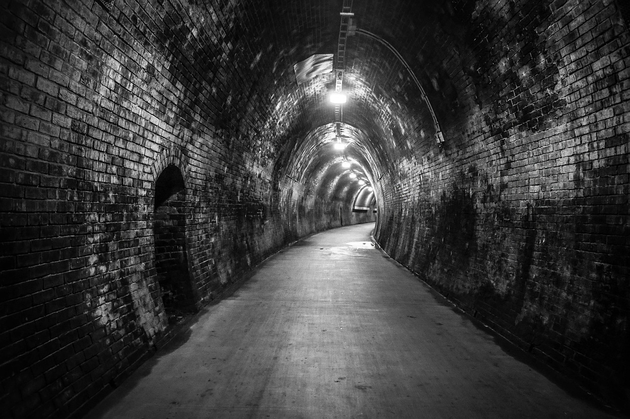 tunnel long dark free photo