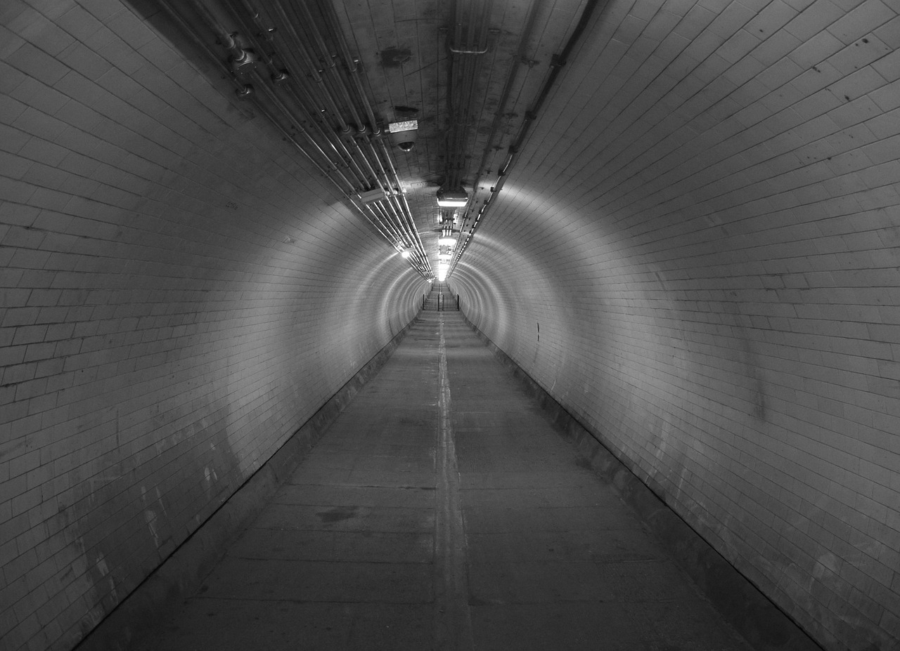 tunnel thames greenwich free photo