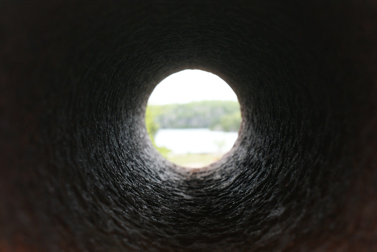 tunnel tube dark free photo