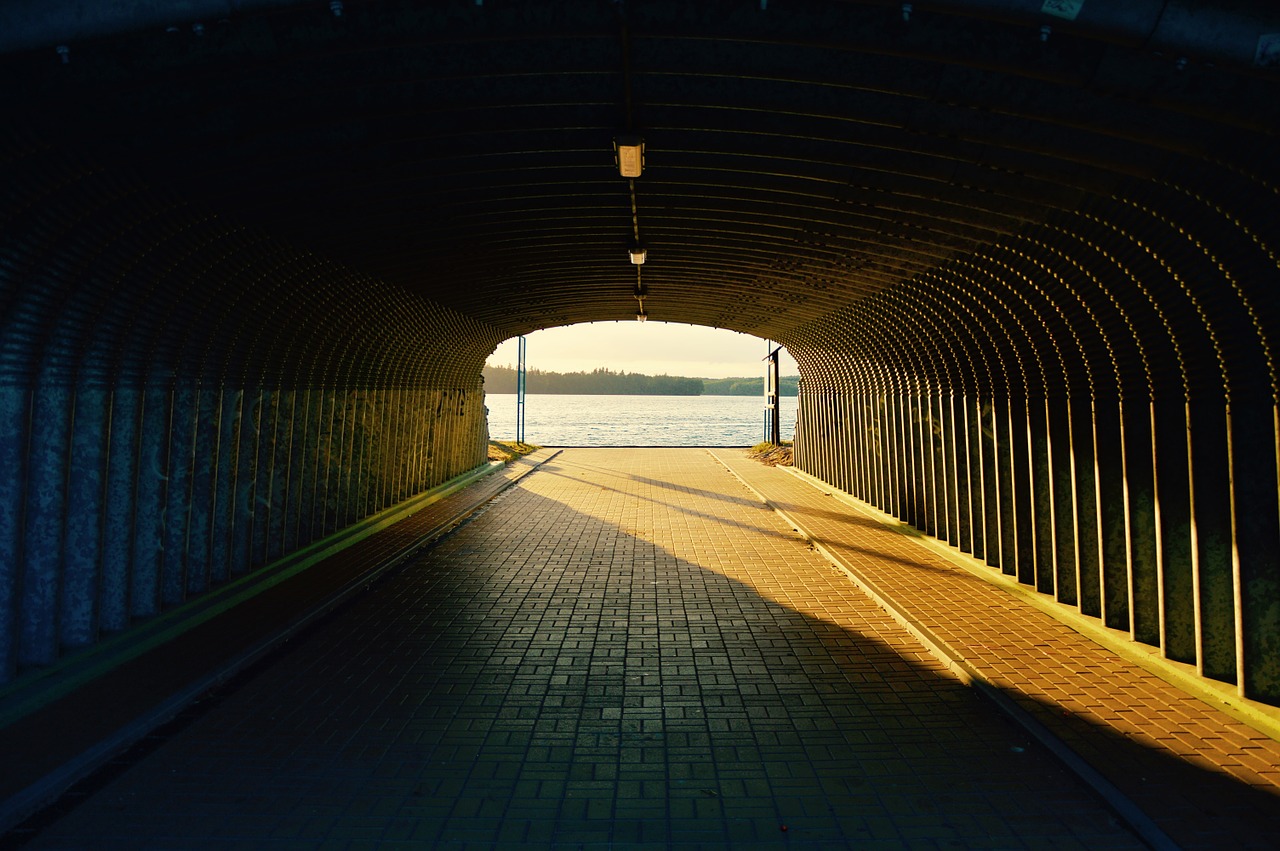 tunnel bridge under free photo